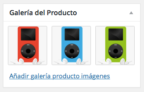 galeria producto woocommerce