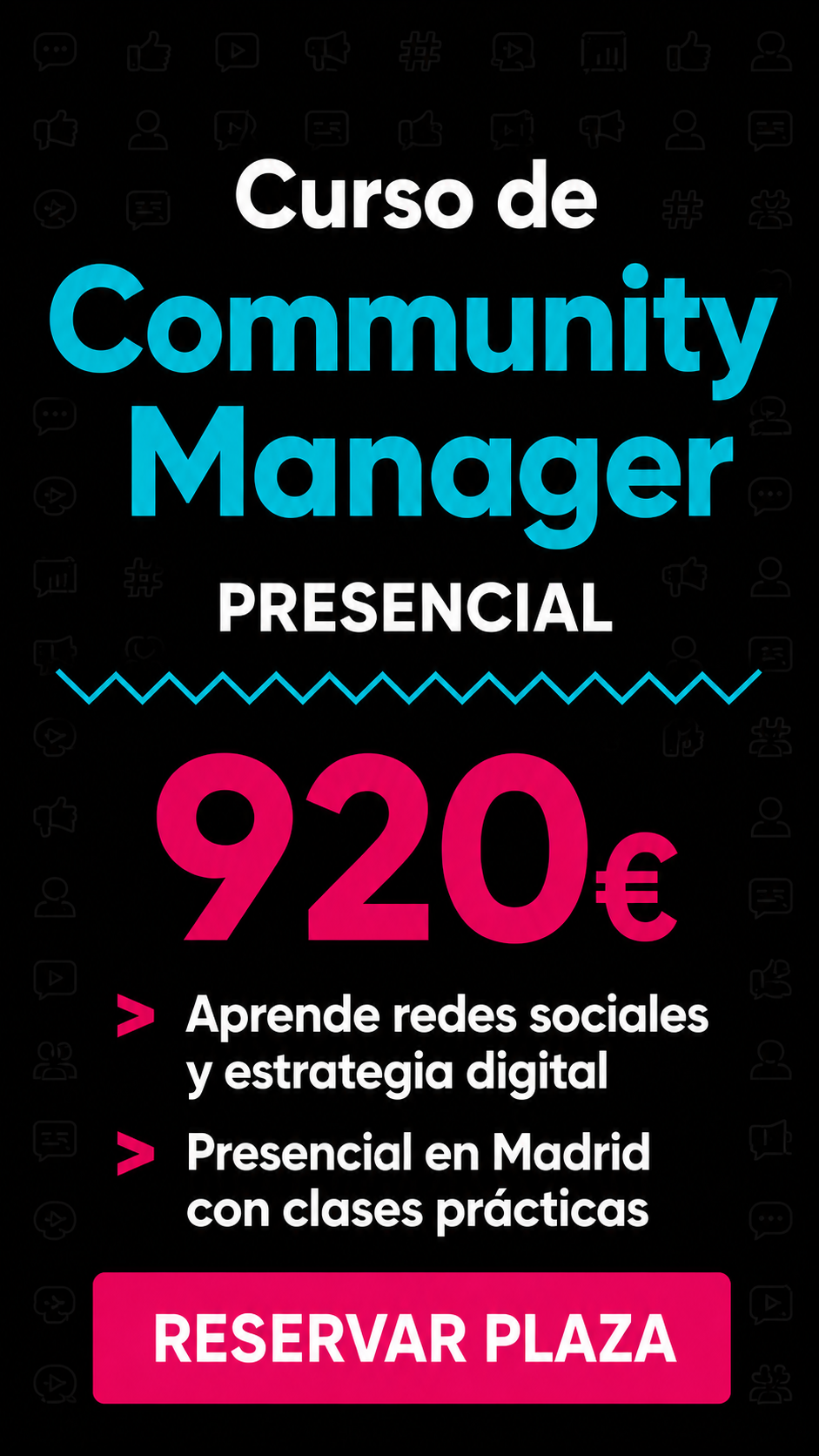 Curso de Community Manager Presencial