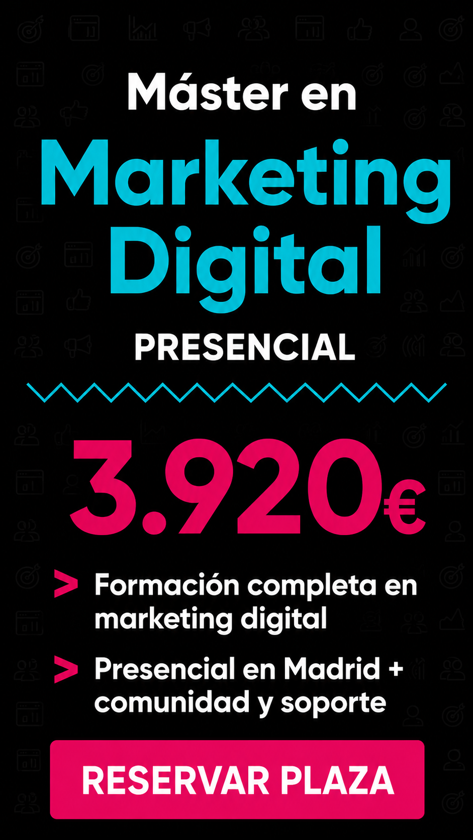 Máster en Marketing Digital Presencial